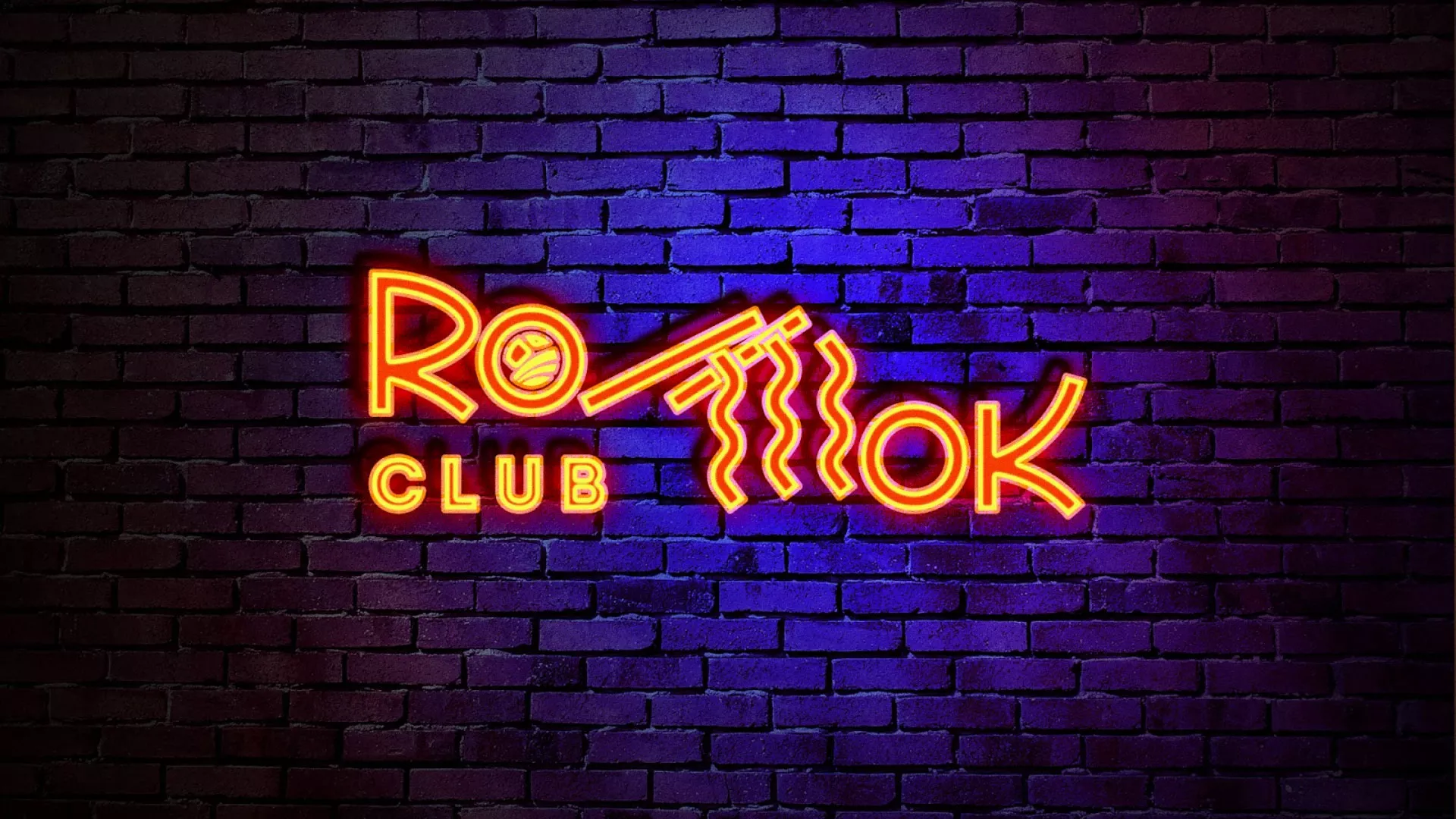 Разработка интерьерной вывески суши-бара «Roll Wok Club» в Красном Селе